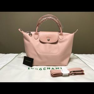 Longchamp Neo Nylon Small Tote Baby Pink.New!